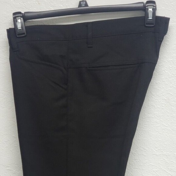 NEW MEN'S BLACK FLARE/BELL BUTTOMS RETRO MADCAP ENGLAND BLACK PANTS 38X31 - Picture 1 of 7